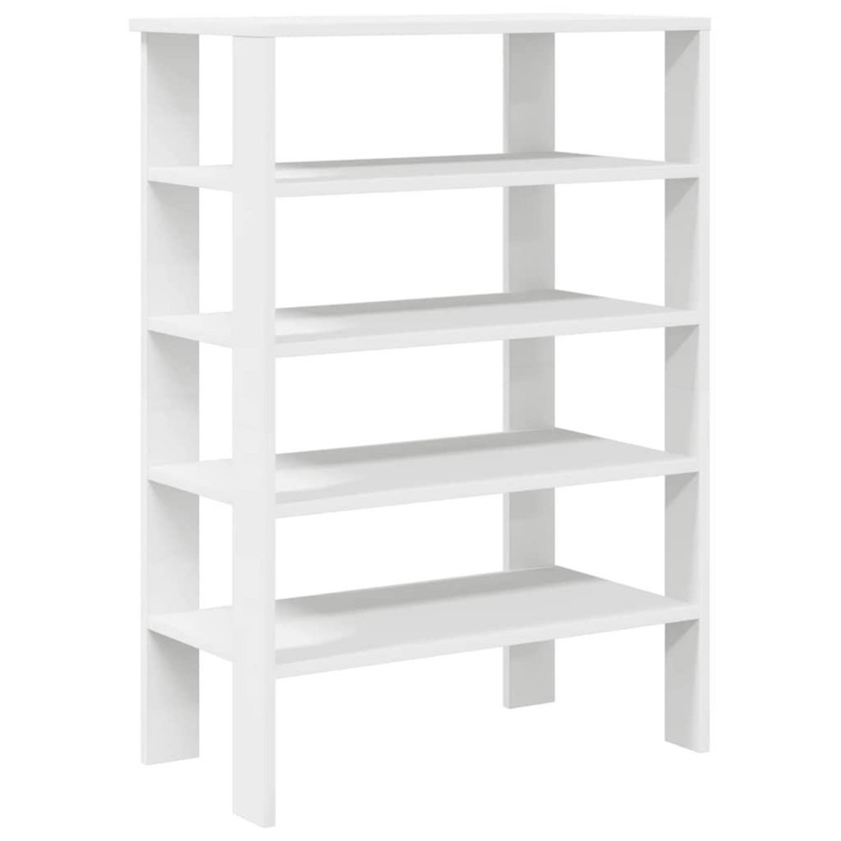 VIDAXL Etagere a chaussures blanc 61x32x87,5 cm bois d'ingenierie