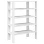 Voir la diapositive 2 : VIDAXL Etagere a chaussures blanc 61x32x87,5 cm bois d'ingenierie