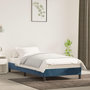 Voir la diapositive 1 : VIDAXL Cadre de lit sans matelas bleu fonce 100x200 cm velours