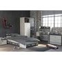 Voir la diapositive 2 : Lot de 2 tiroirs pour lit style industriel 90x190cm  LOFTY