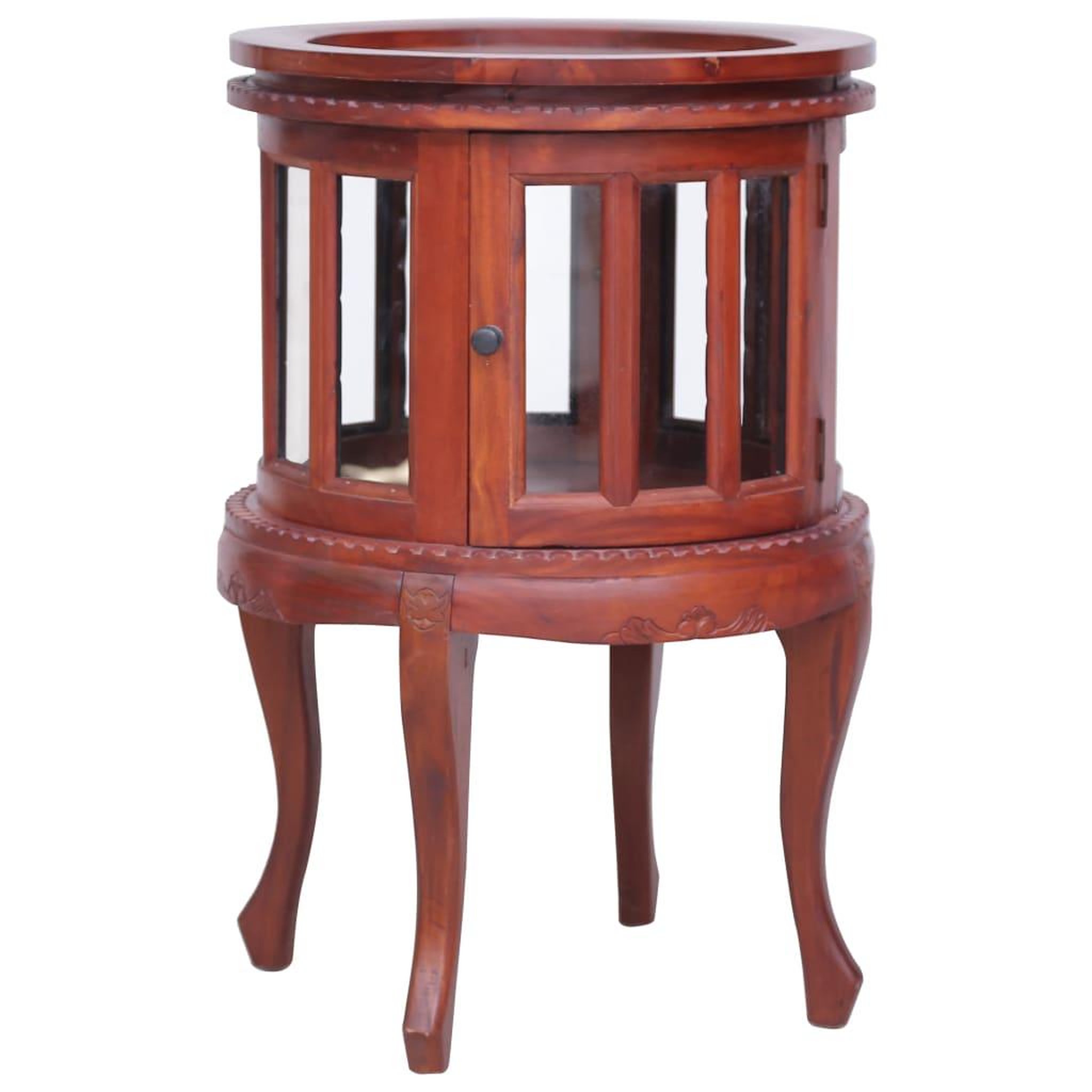 Voir la diapositive 1 : VIDAXL Armoire de vitrine Marron 50x50x76 cm Bois d'acajou massif