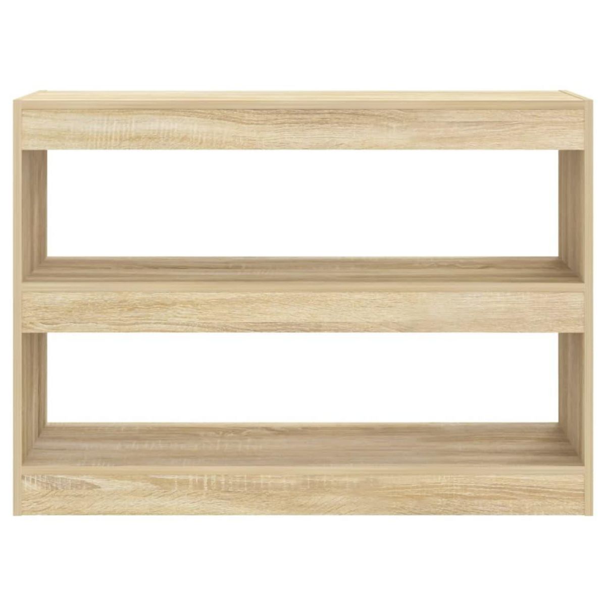 VIDAXL Bibliotheque/Separateur de piece chene sonoma 100x30x72 cm