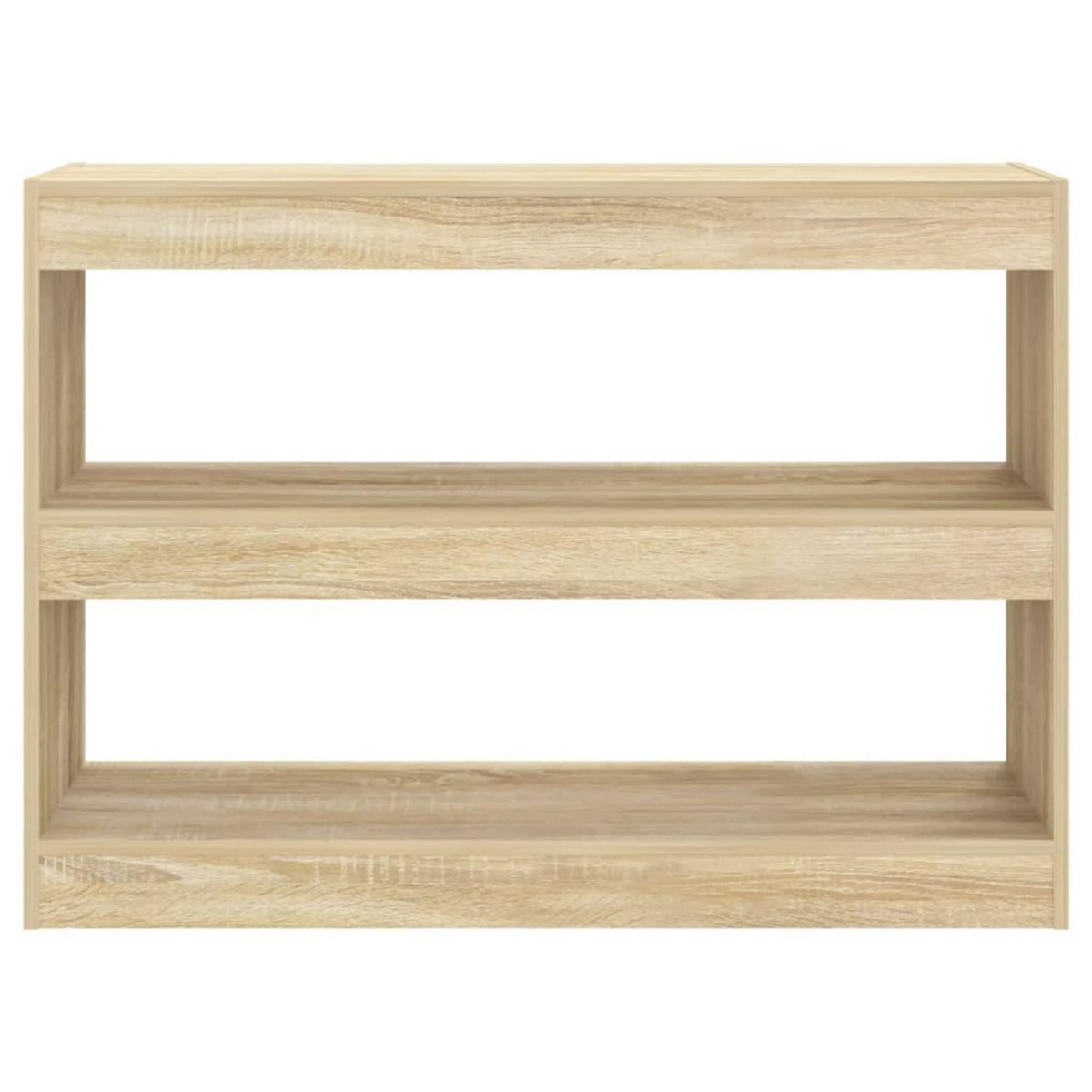 VIDAXL Bibliotheque/Separateur de piece chene sonoma 100x30x72 cm