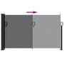 Voir la diapositive 5 : VIDAXL Auvent lateral retractable noir 117x300 cm