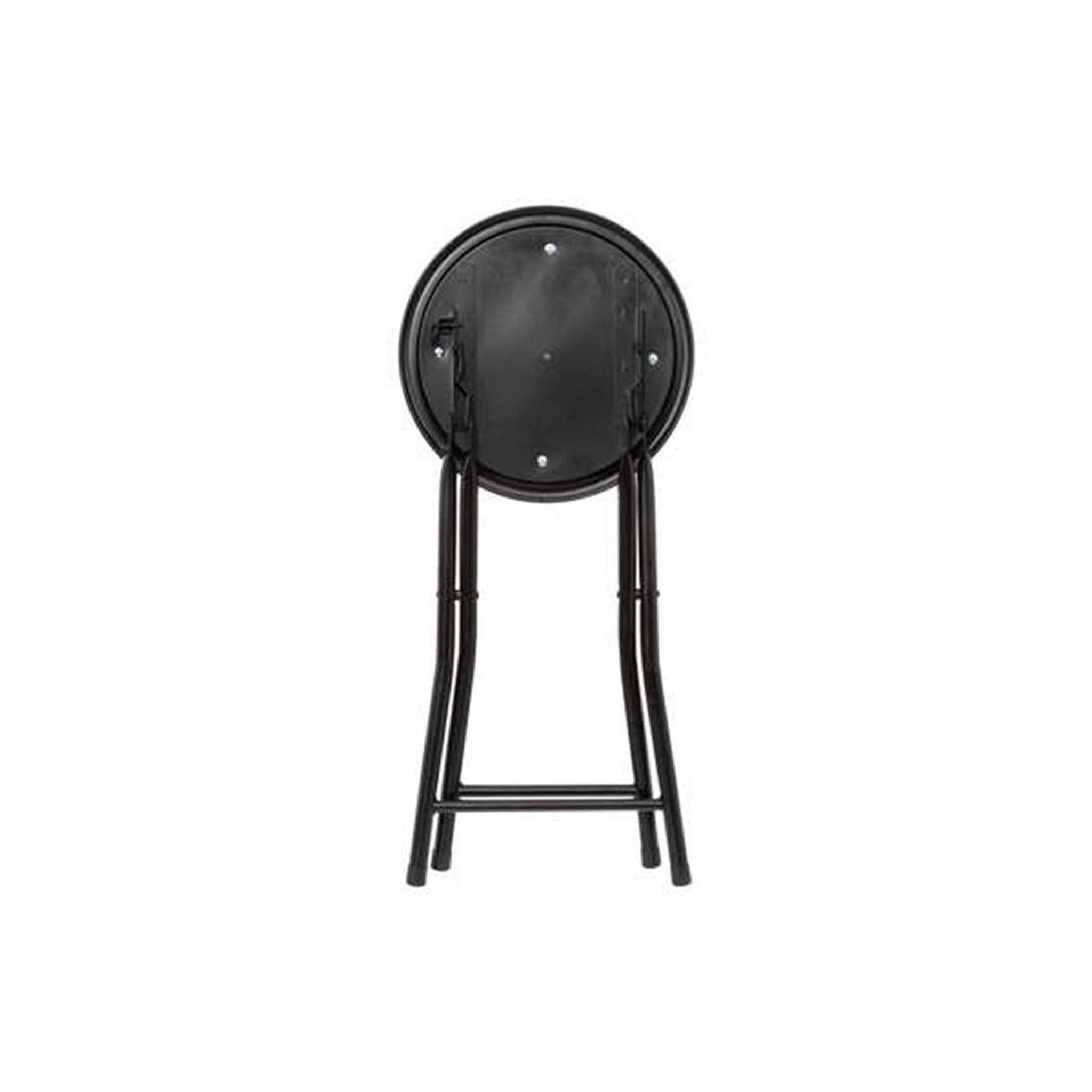 Voir la diapositive 3 : FIVE Tabouret pliant en velours  cyda  45cm gris
