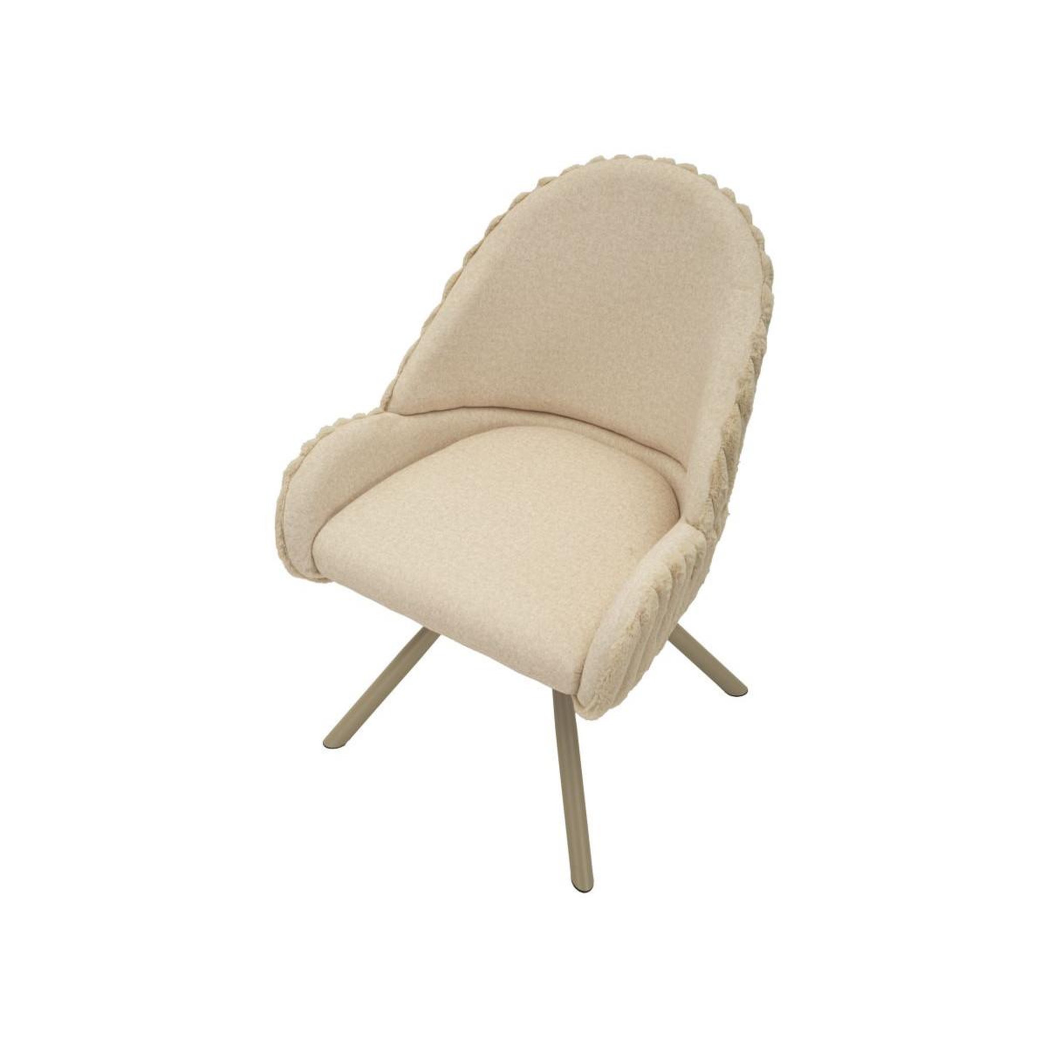 Voir la diapositive 5 : Paris Prix Lot de 2 chaises design  stoccolma  85cm crème