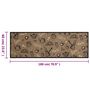 Voir la diapositive 6 : VIDAXL Tapis de cuisine lavable imprime Morning brun 60x180 cm velours