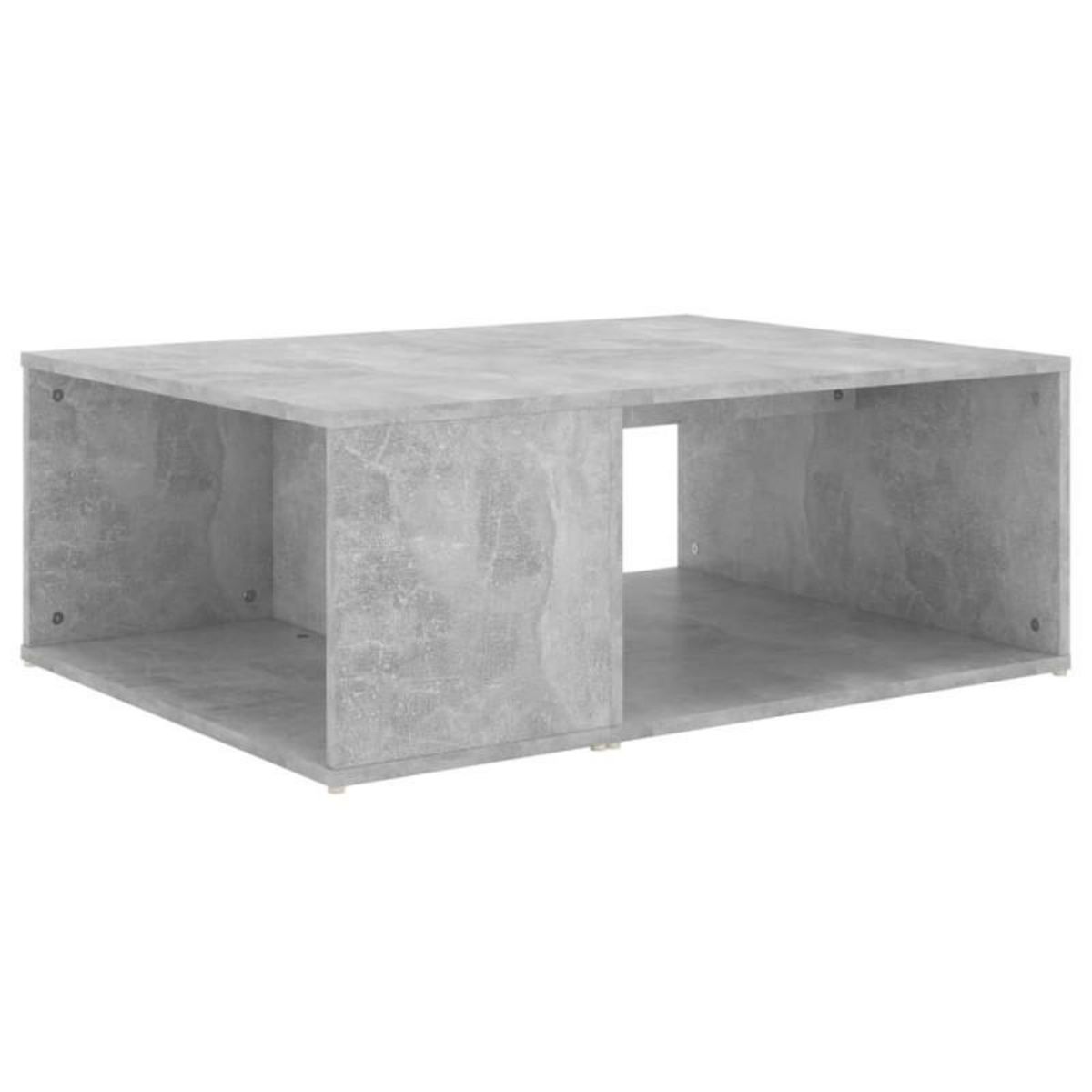 VIDAXL Table basse gris béton 90x67x33 cm bois d ingénierie