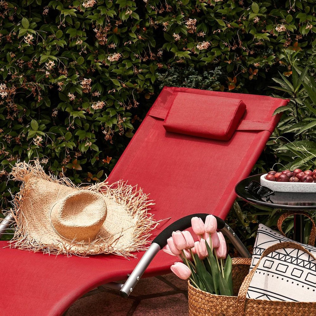 SOBUY SoBuy - Chaise Longue Portable - Moderne - OGS38