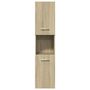 Voir la diapositive 5 : VIDAXL Armoire de salle de bain Chene sonoma 30x30x130 cm Agglomere