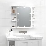 VIDAXL Armoire a miroir avec LED Blanc 70x16,5x60 cm