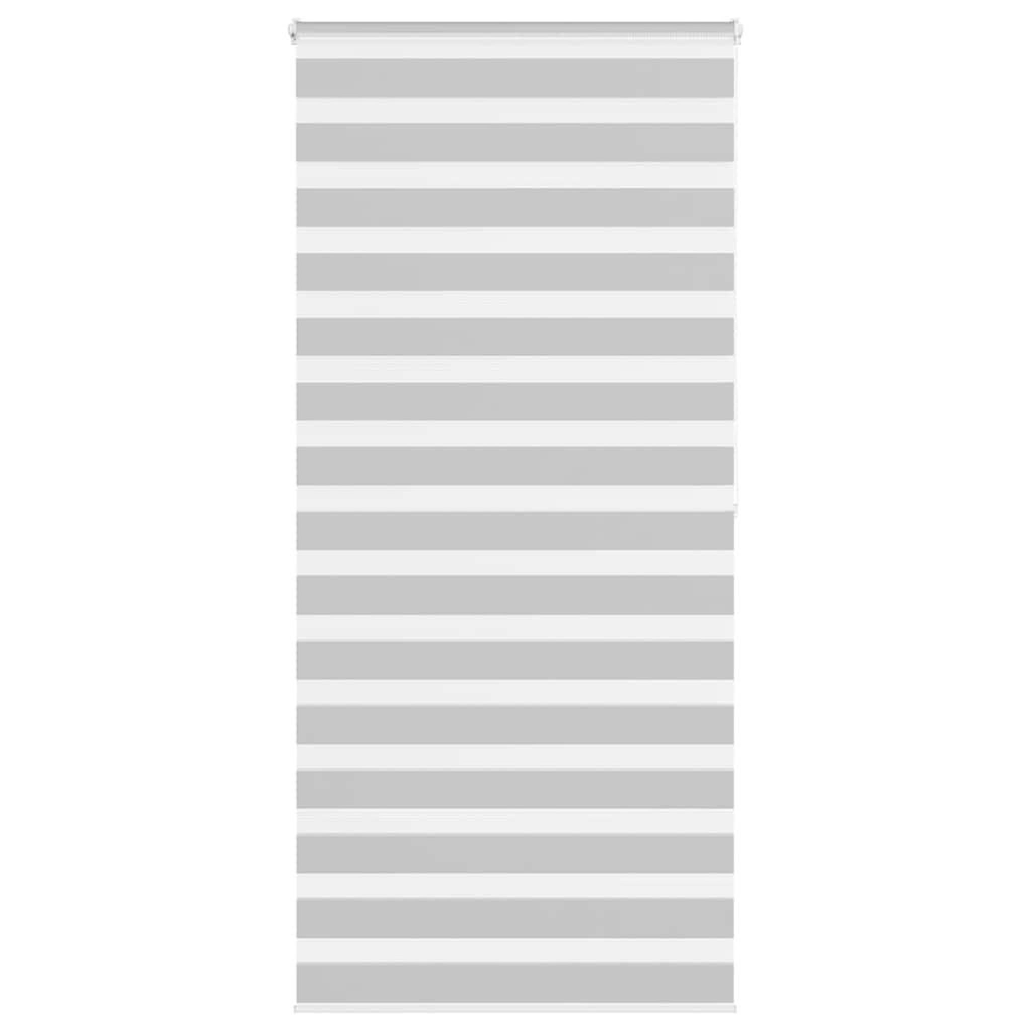 VIDAXL Store zebre gris clair largeur du tissu 95,9 cm polyester
