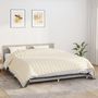 Voir la diapositive 1 : VIDAXL Couverture lestee Creme clair 220x260 cm 11 kg Tissu