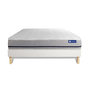 Voir la diapositive 2 : ACTISOM Ensemble matelas 140x190 ACTILATEX SOFT 3zones de confort + sommier KIT blanc