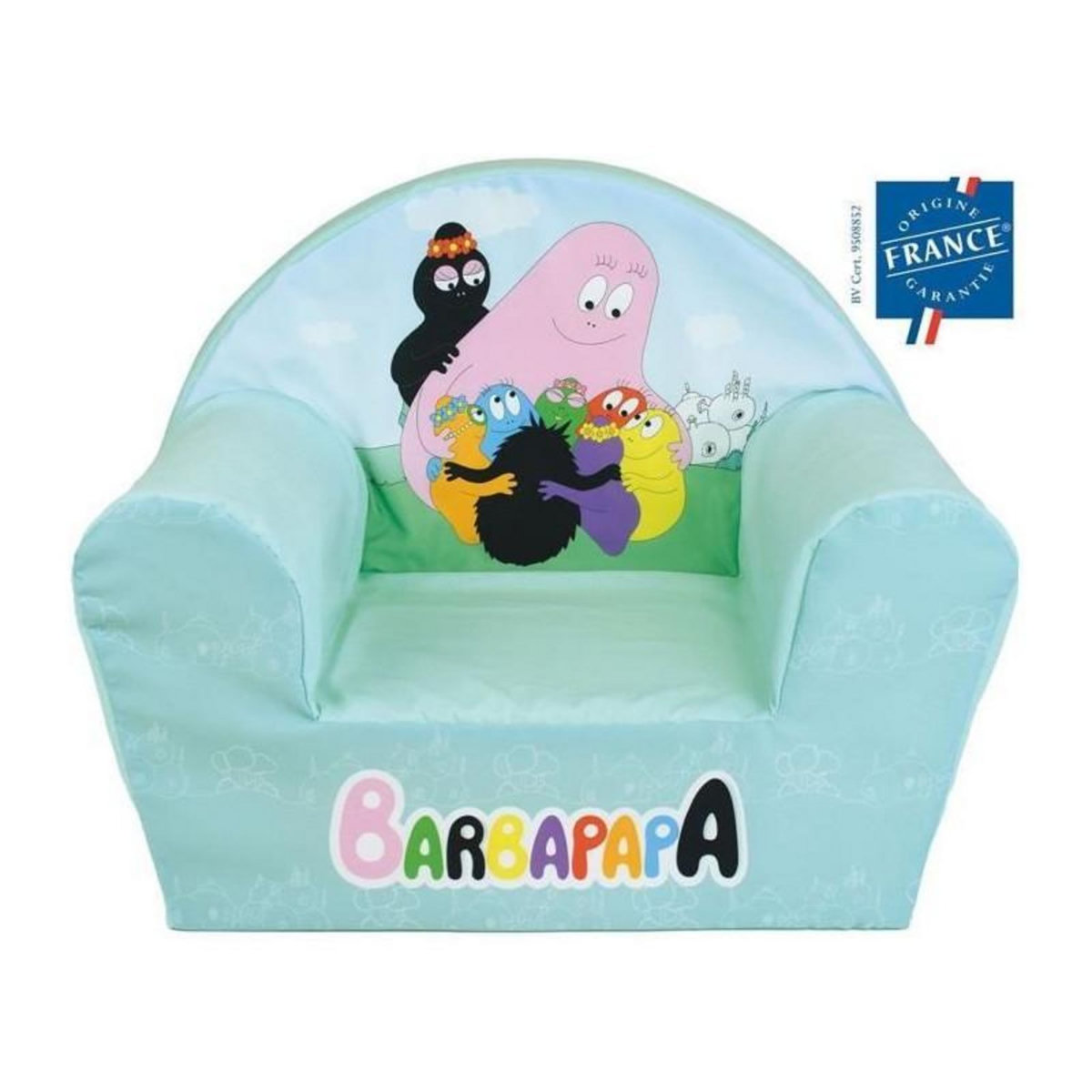 Fun House Fauteuil club enfant - BARBAPAPA - FUN HOUSE - Origine France - 52 x 33 x 42 cm