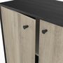 Voir la diapositive 4 : Buffet 2 portes 3 niches L110cm SMART