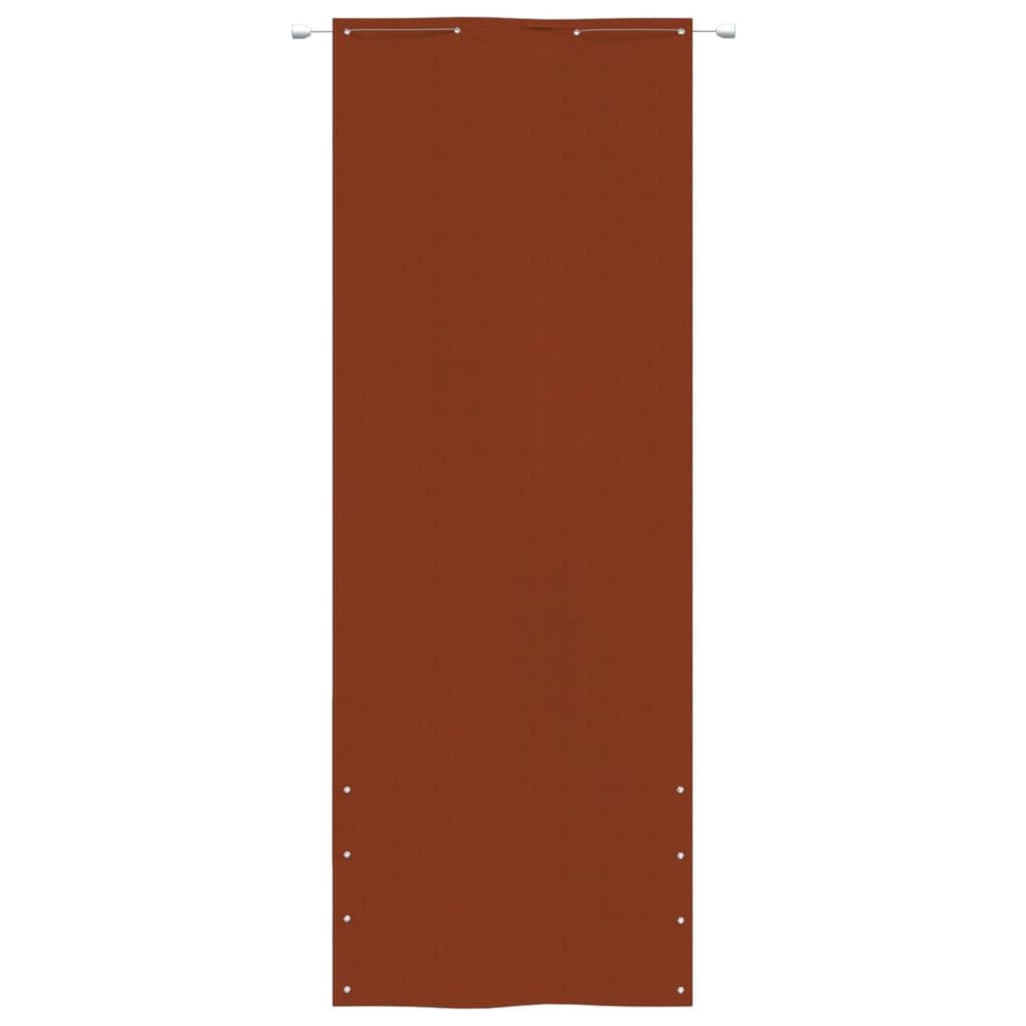 Voir la diapositive 2 : VIDAXL Ecran de balcon Terre cuite 80x240 cm Tissu Oxford