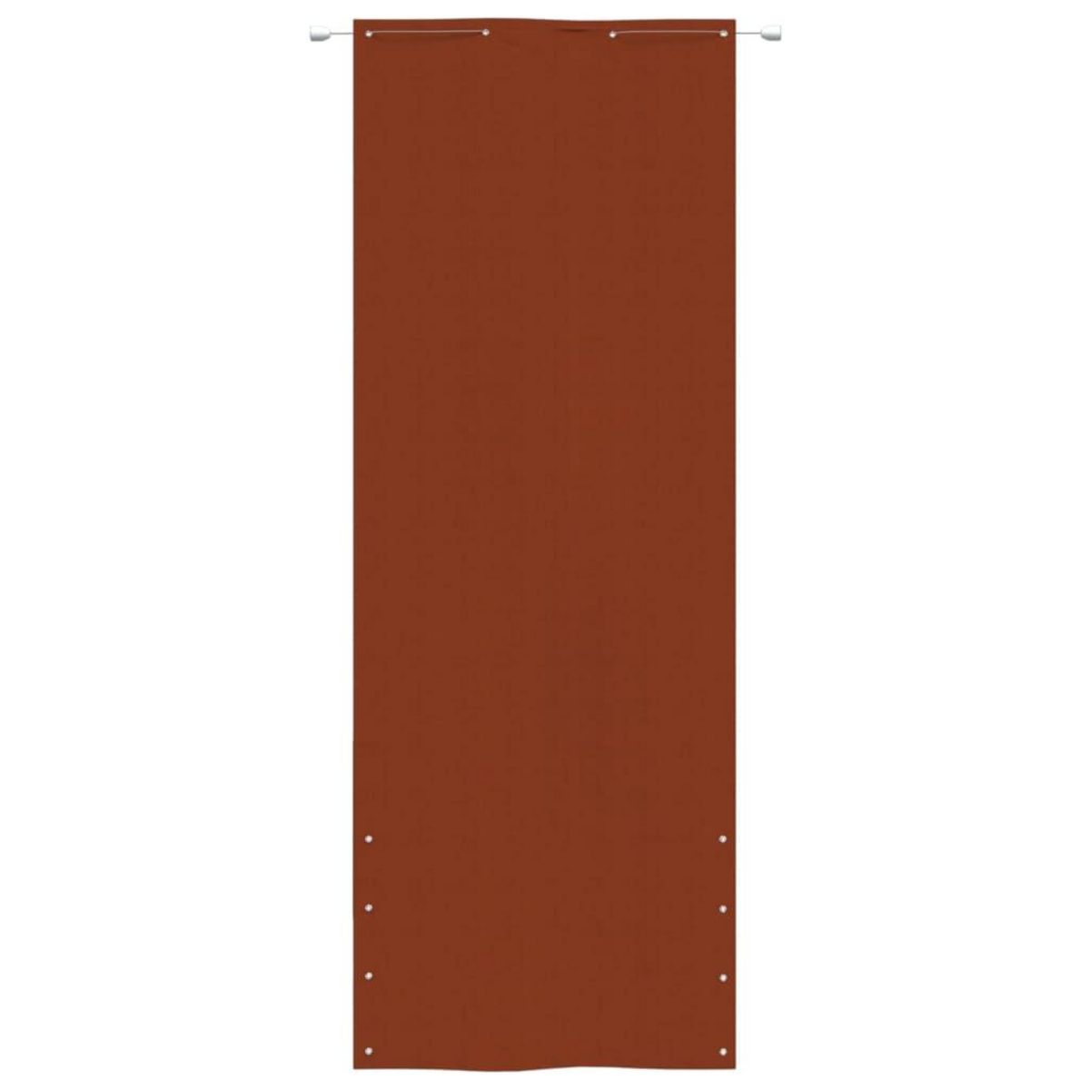 VIDAXL Ecran de balcon Terre cuite 80x240 cm Tissu Oxford