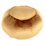 Voir la diapositive 1 : Paris Prix Pouf Rond en Velours  Taj Mahal  65cm Marron