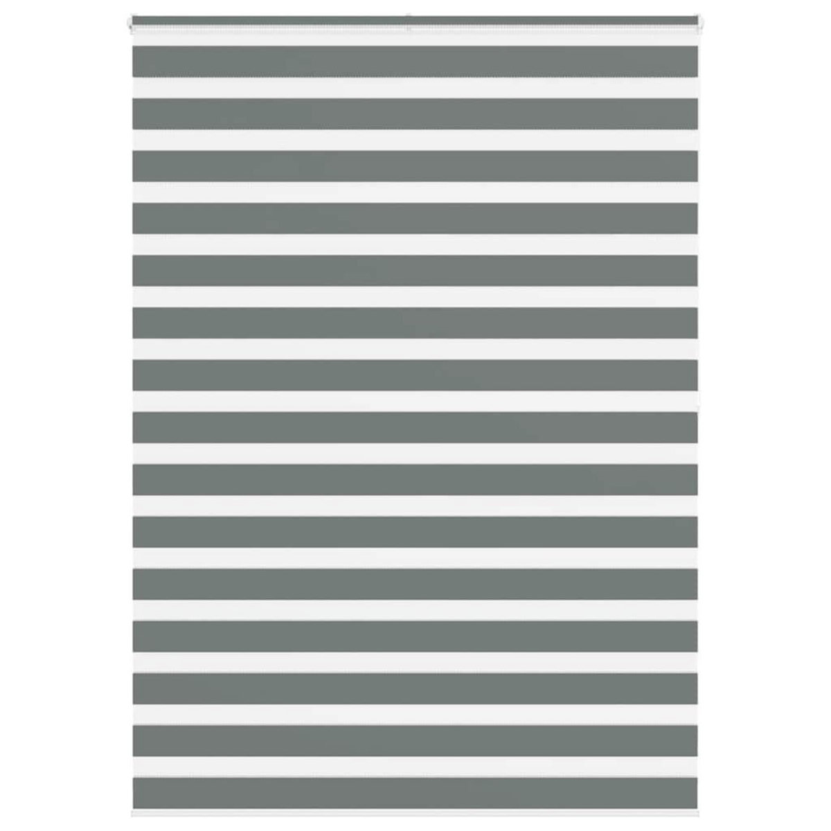 VIDAXL Store zebre gris fonce largeur du tissu 160,9 cm polyester