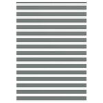 VIDAXL Store zebre gris fonce largeur du tissu 160,9 cm polyester