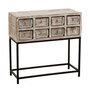 Voir la diapositive 1 : Paris Prix Console 8 Tiroirs en Bois  Marina  76cm Naturel