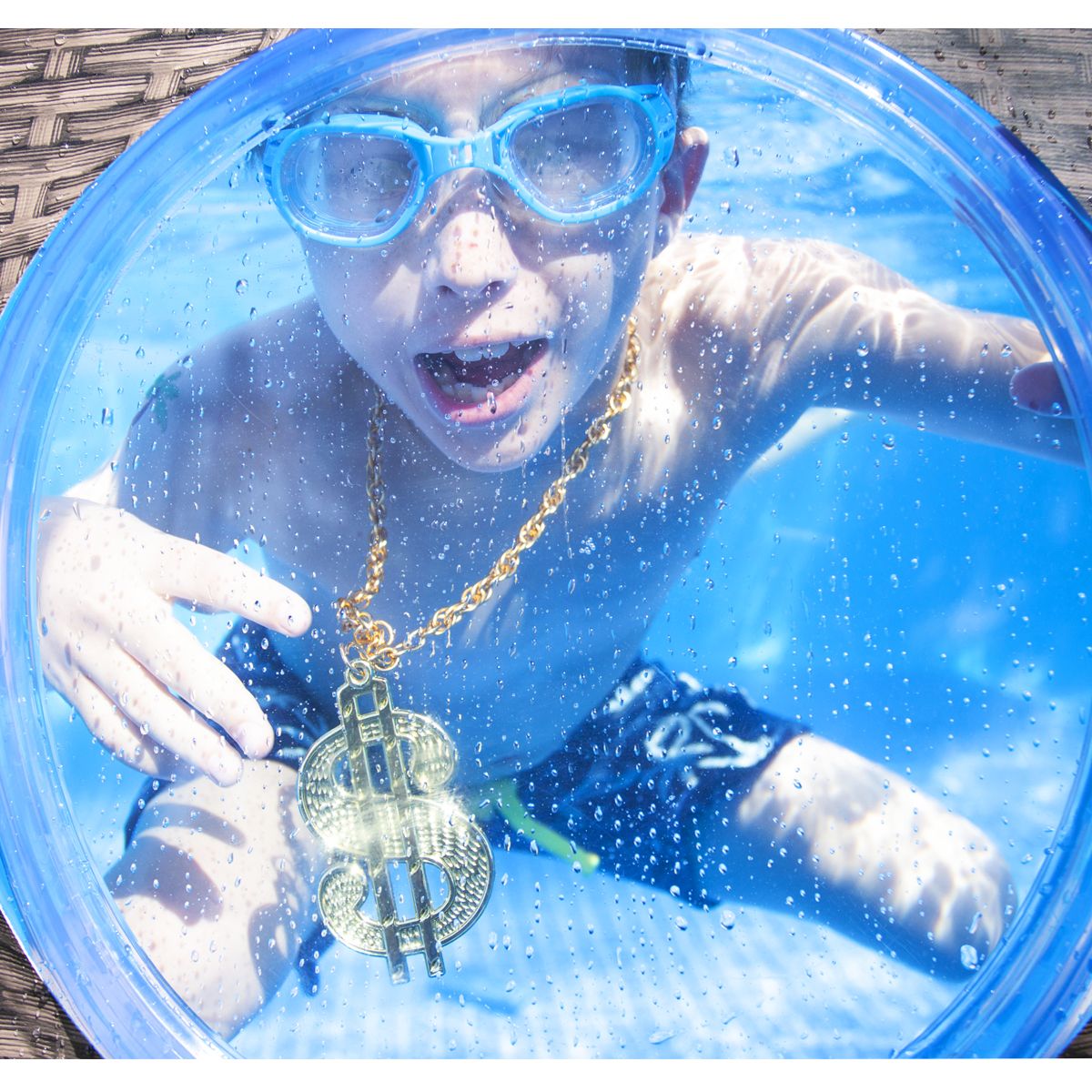 BESTWAY Piscine ronde vista 4,88 x 1,22 m -imitation tressée avec hublot