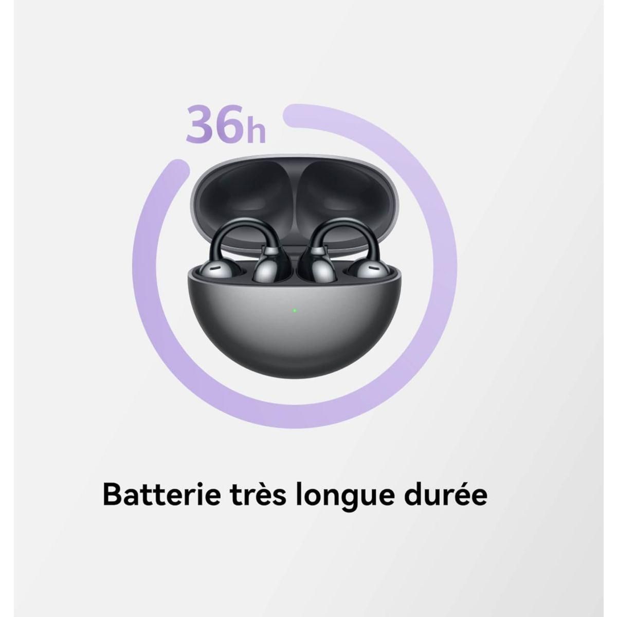 HUAWEI Ecouteurs FreeClip Noir