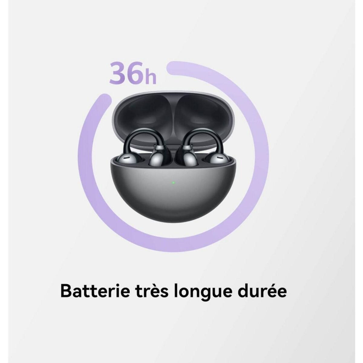 HUAWEI Ecouteurs FreeClip Noir