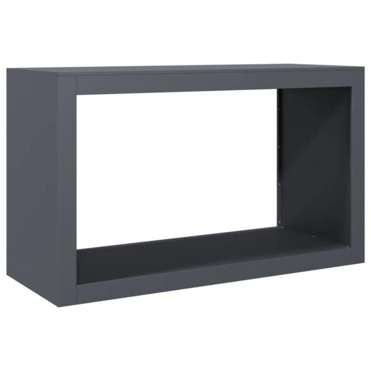 VIDAXL Portant de bois de chauffage anthracite 100x40x60 cm acier