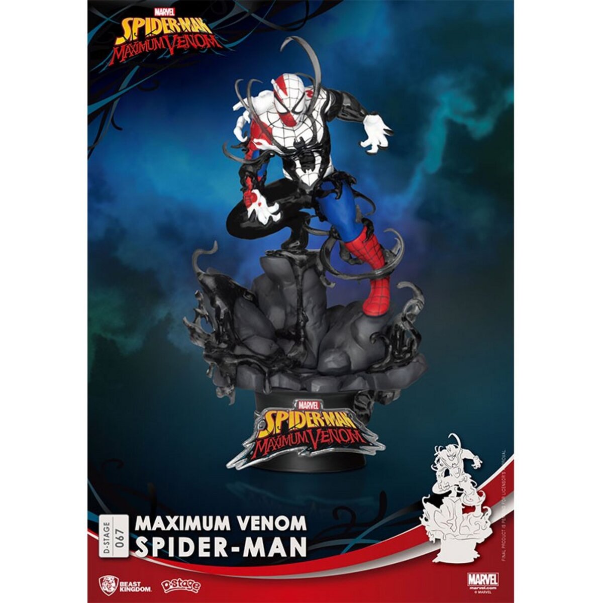 Abysse corp Figurine D-Stage Maximum Venom Spider Man Marvel