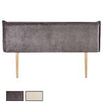 IDIMEX Tête de lit OVIO 160 sur pieds, en tissu. Coloris disponibles : Gris