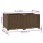Voir la diapositive 6 : VIDAXL Lit sureleve 80x40x38 cm Polypropylene