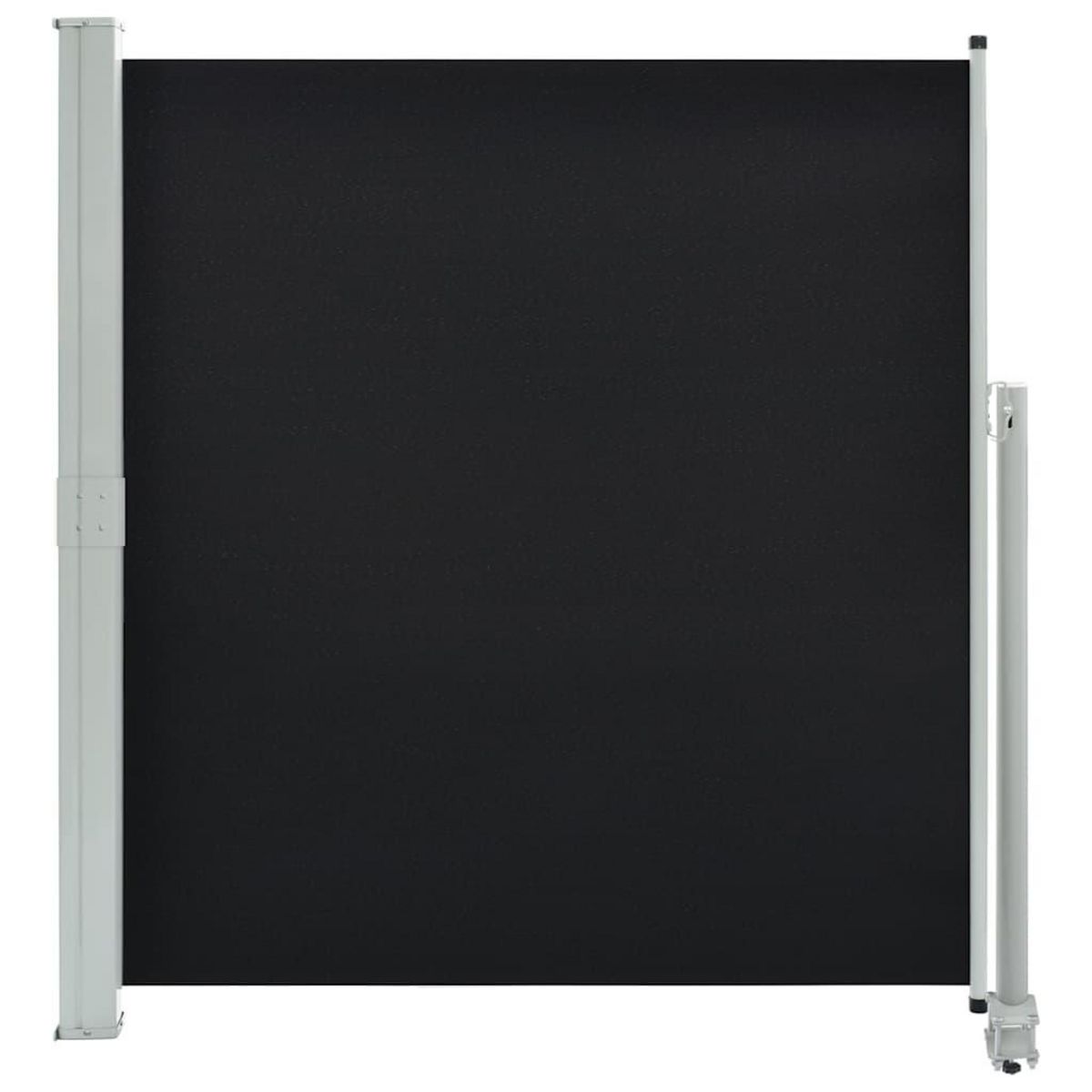 VIDAXL Auvent lateral retractable de patio 140 x 300 cm Noir