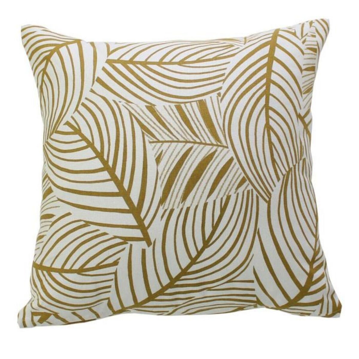 Paris Prix Coussin Déco Imprimé  Édition  40x40cm Écru & Bronze