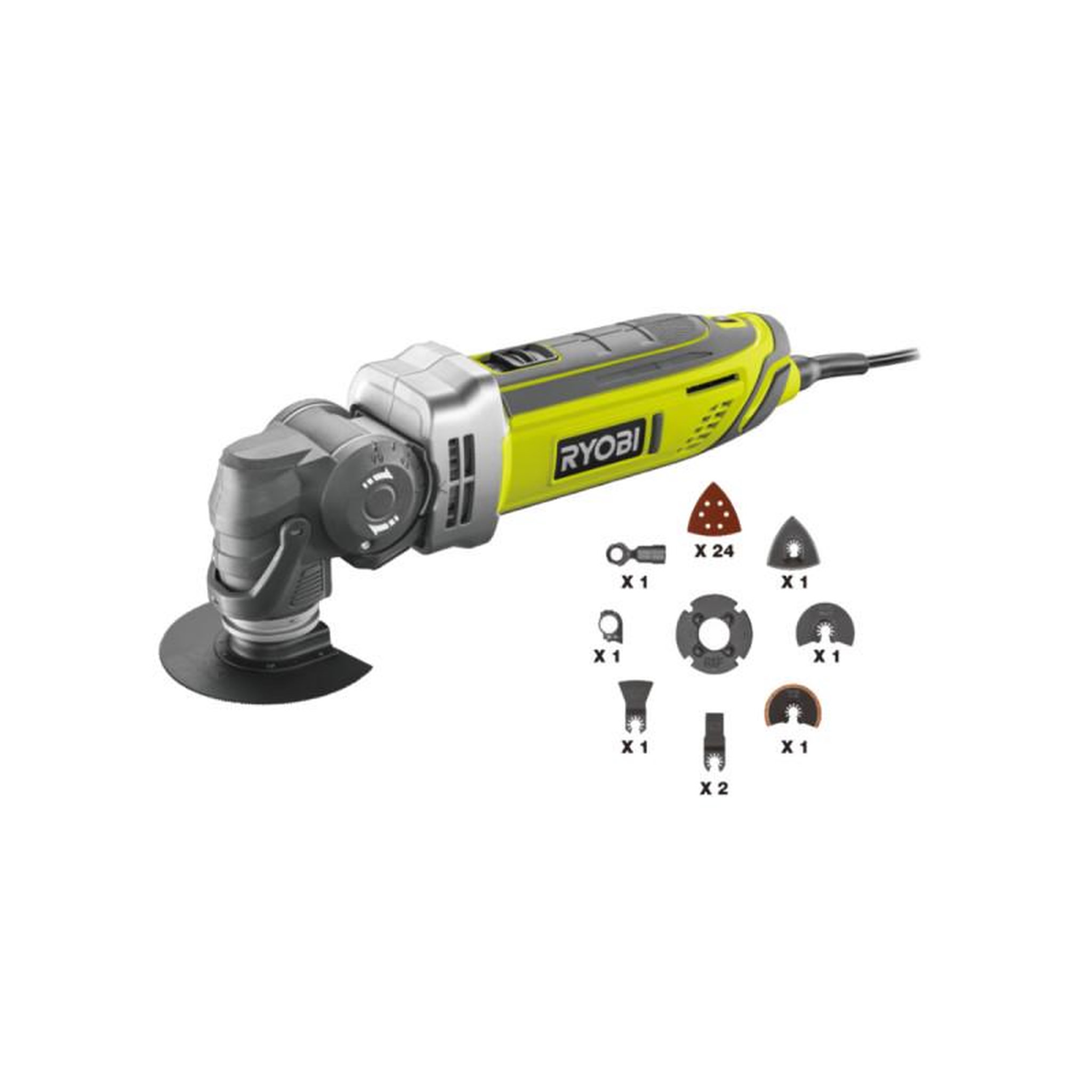 Voir la diapositive 1 : Ryobi Outil multifonctions RYOBI avec sac de transport 300W RMT300-SA