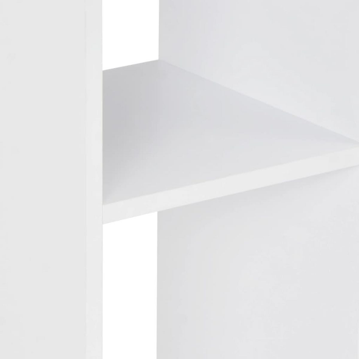 VIDAXL Table de bar Blanc 60x60x110 cm