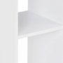 Voir la diapositive 5 : VIDAXL Table de bar Blanc 60x60x110 cm
