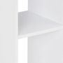 Voir la diapositive 5 : VIDAXL Table de bar Blanc 60x60x110 cm
