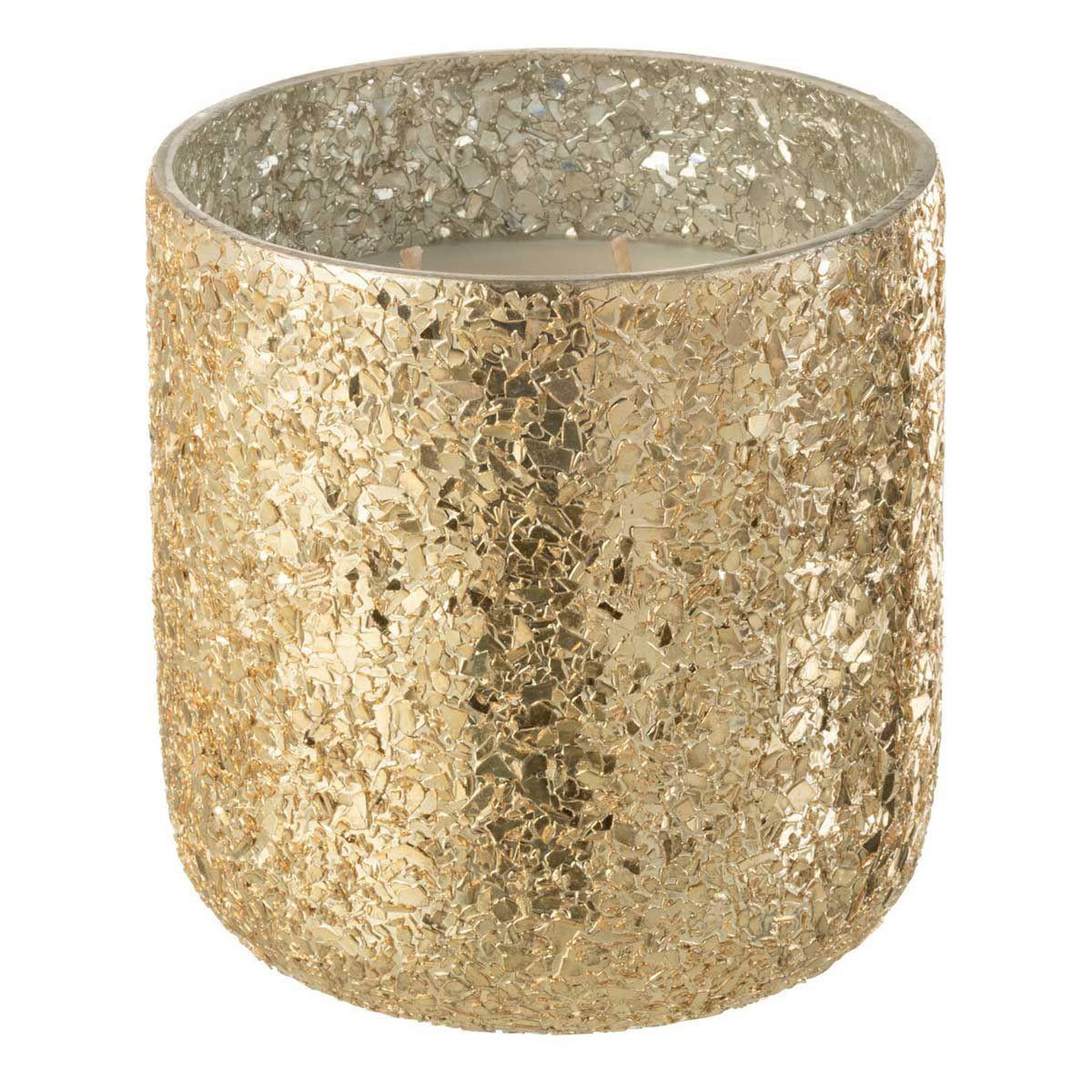 J-LINE Bougie parfumée déco  luxuria  15cm vanilla escape