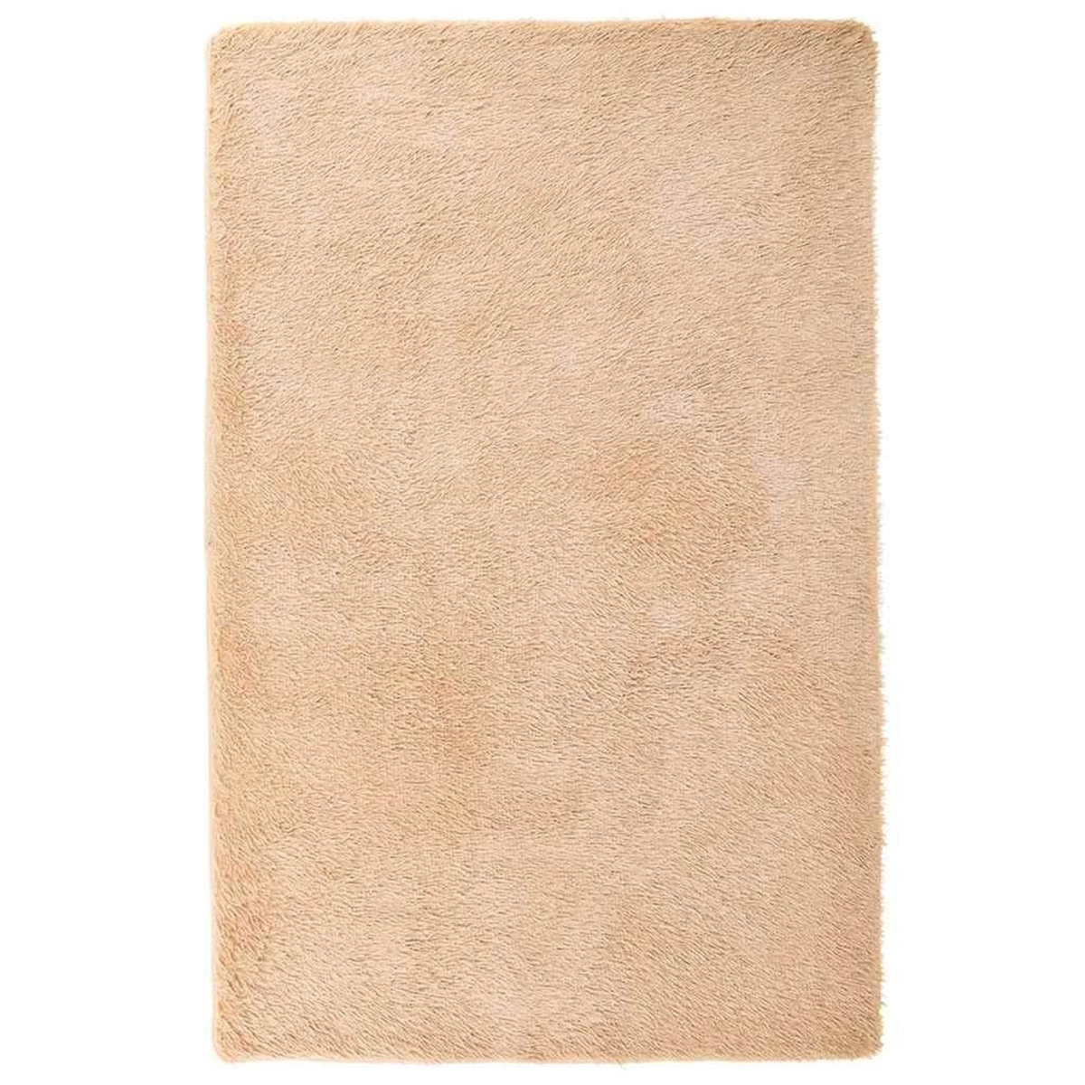 VIDAXL Tapis Shaggy a poils longs NAVARRA beige 130x200 cm polyester