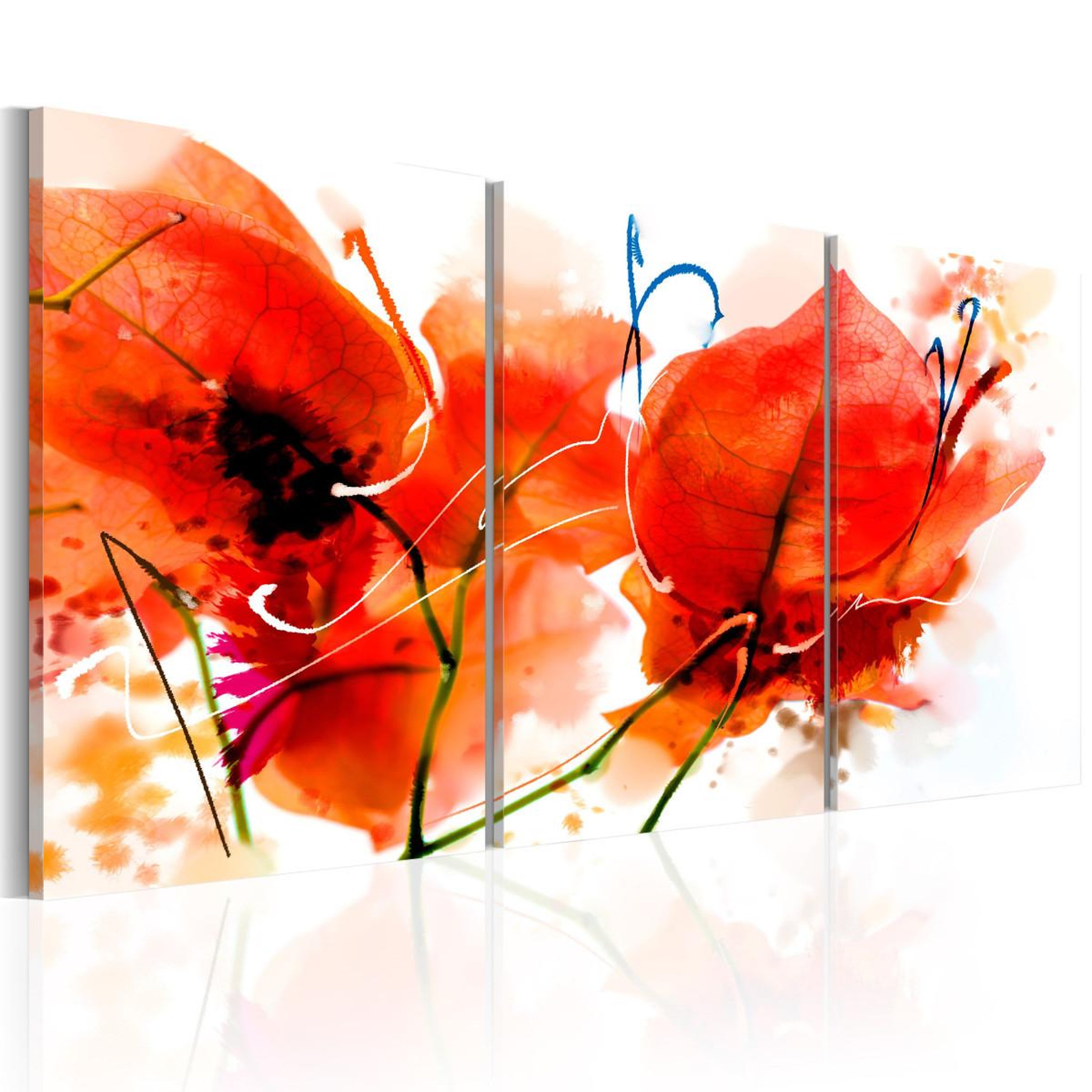 Paris Prix Tableau imprimé  autumn garden. Coloris disponibles : Multicolore