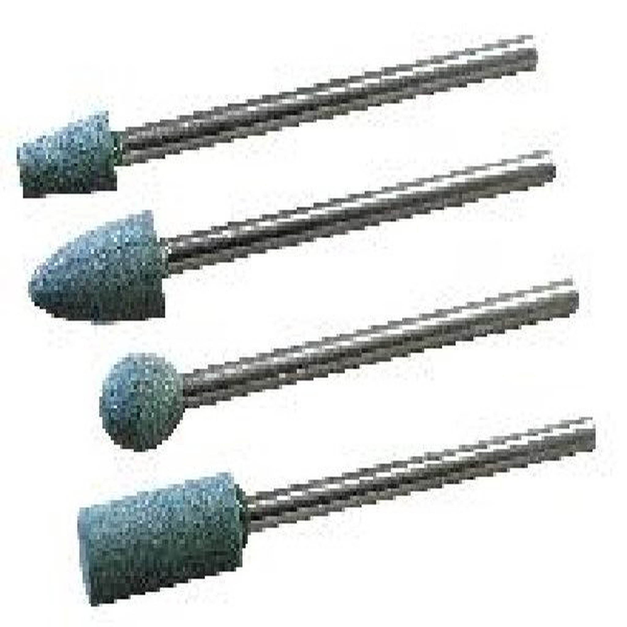 MAXICRAFT 2 meules carbure silicium cylindriques Ø 6 x 13 mm