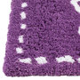 Voir la diapositive 2 : Atmosphera Kids Tapis microfibre - 90 x 60 cm. - Violet