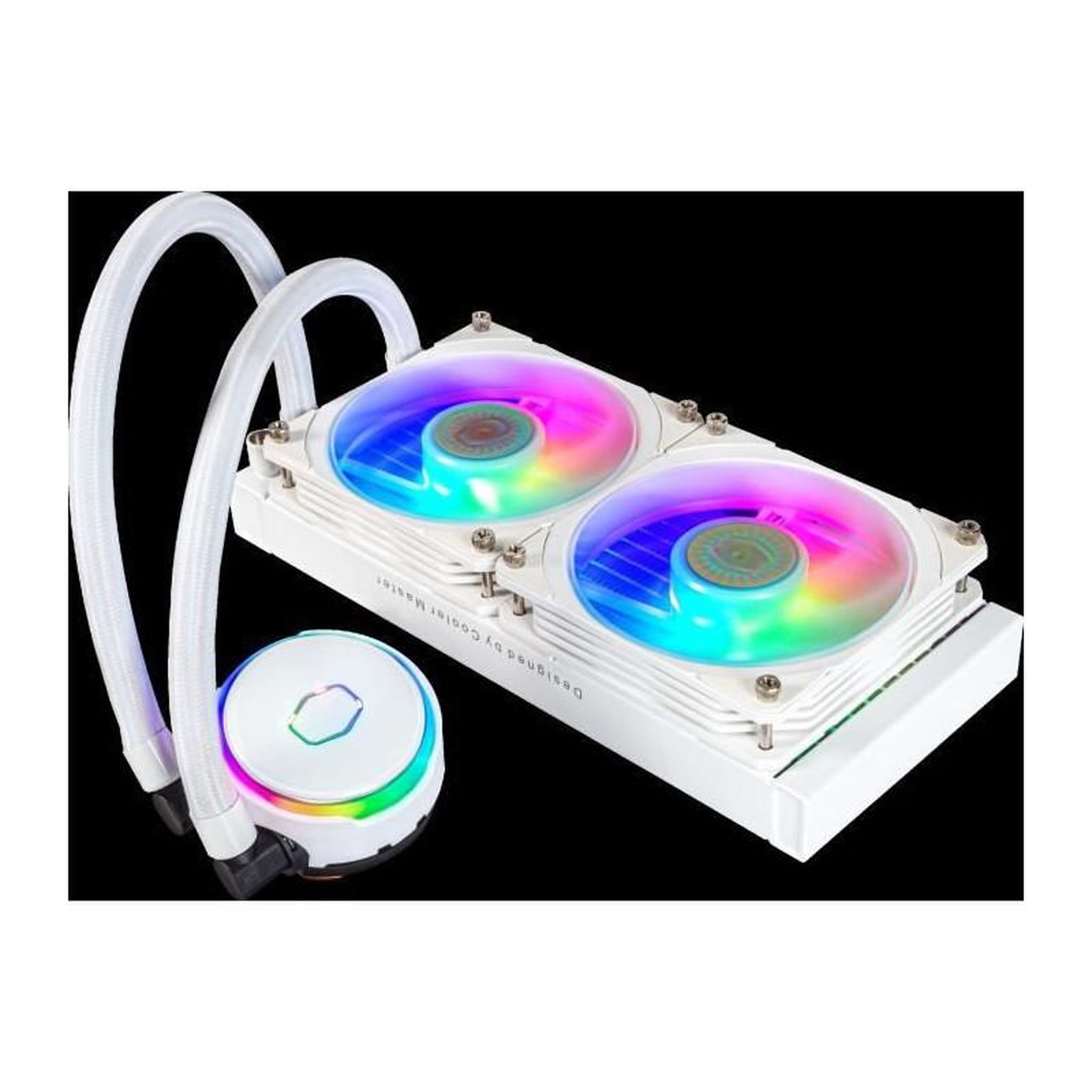 Voir la diapositive 2 : Cooler Master Ventilateur - COOLER MASTER - PL240 Flux White