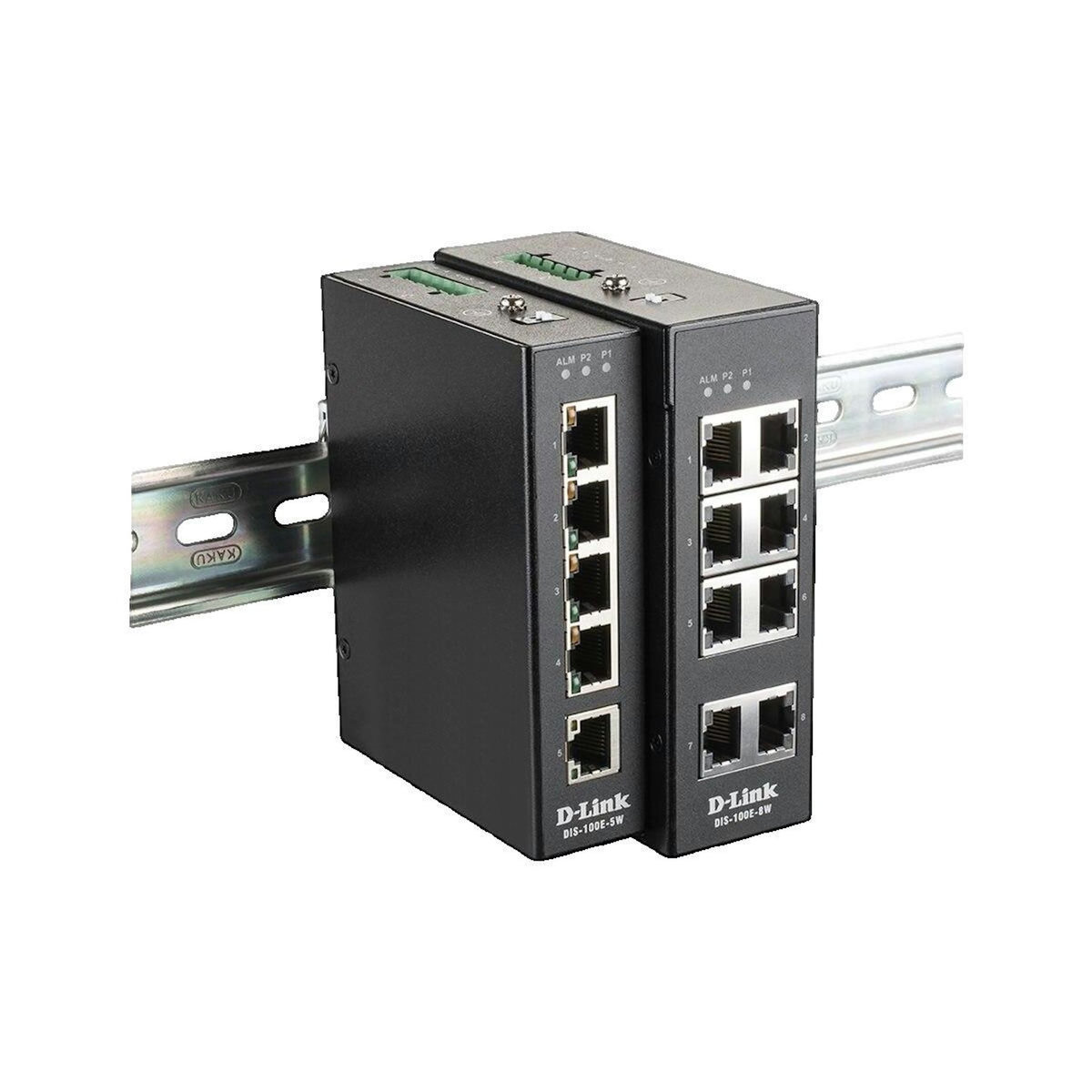 D-Link Commutateur réseau D-Link DIS-100E-5W 5 ports Fast Ethernet noir