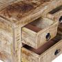 Voir la diapositive 5 : VIDAXL Table basse Bois de manguier brut 70 x 70 x 40 cm
