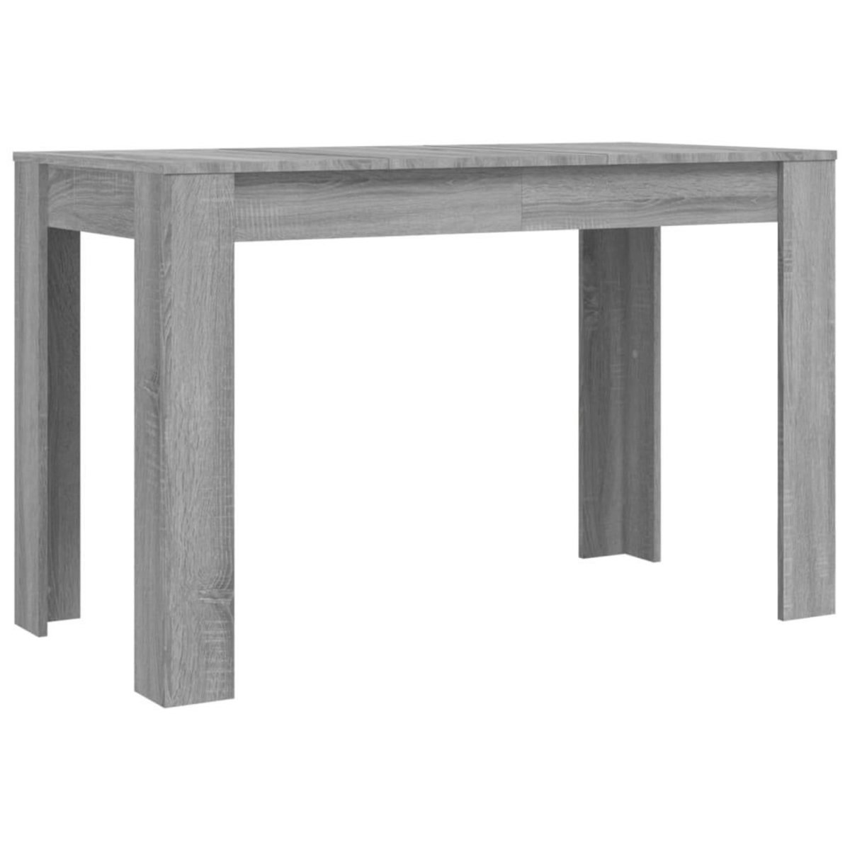 VIDAXL Table a dîner sonoma gris 120x60x76 cm bois d'ingenierie