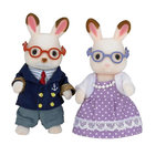 Sylvanian families 5190 - Les grands parents lapin chocolat - Sylvanian Families