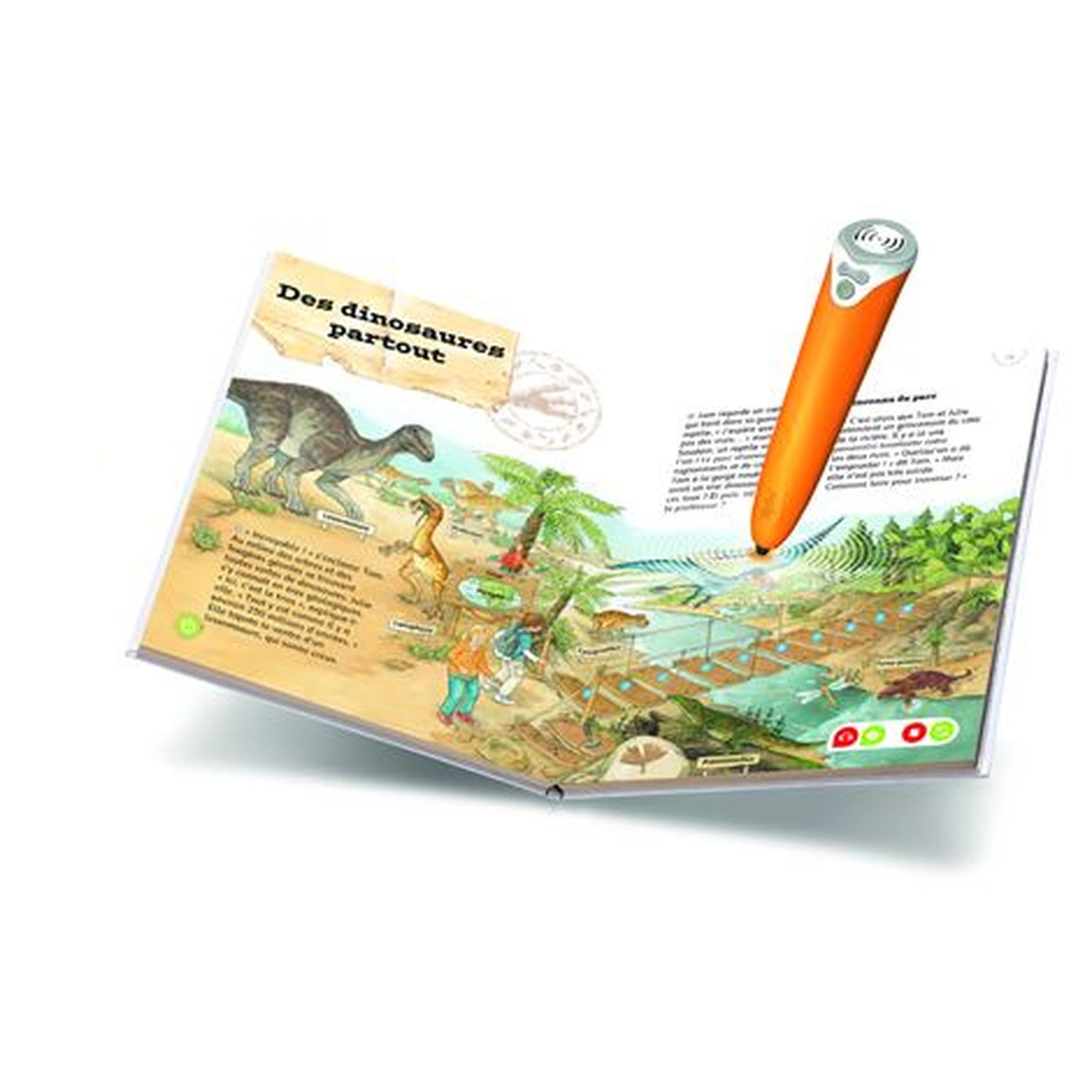 Voir la diapositive 3 : RAVENSBURGER Jeu Tiptoi - Je découvre les dinosaures